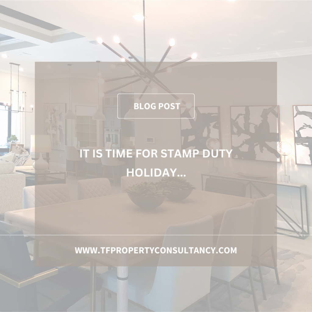 It is time for a stamp duty holiday..